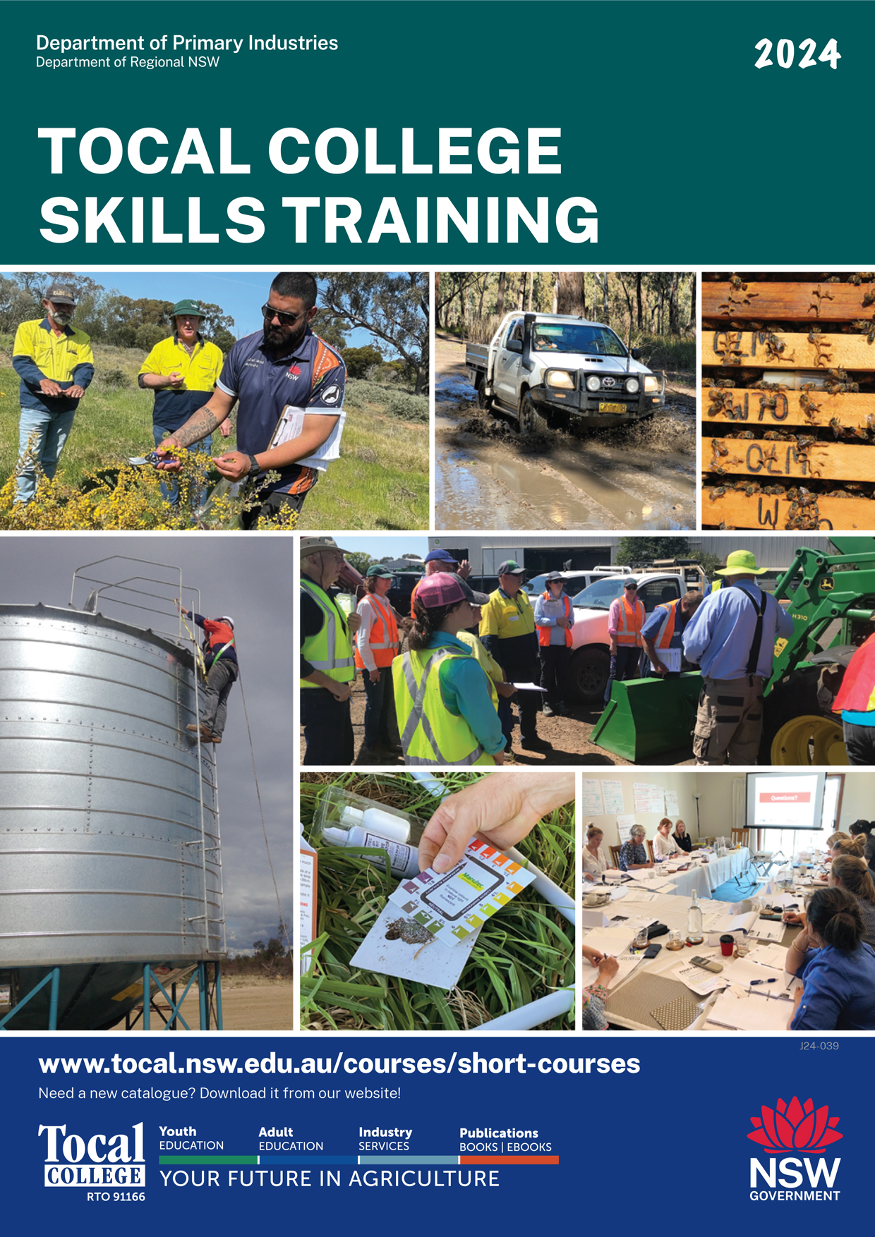 Front cover of skills training catalogue 