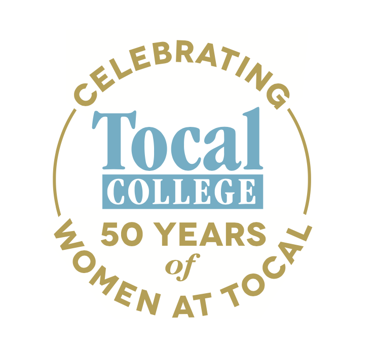 50 years Tocal women logo