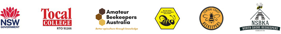 Logos of bee field day supporting organisations