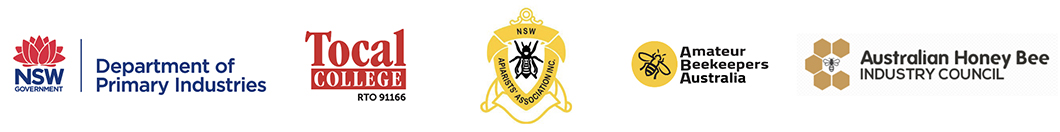 Logos of bee field day supporting organisations