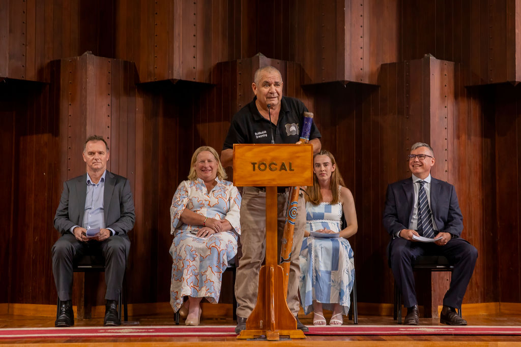 Acknowledgement of Country from podium